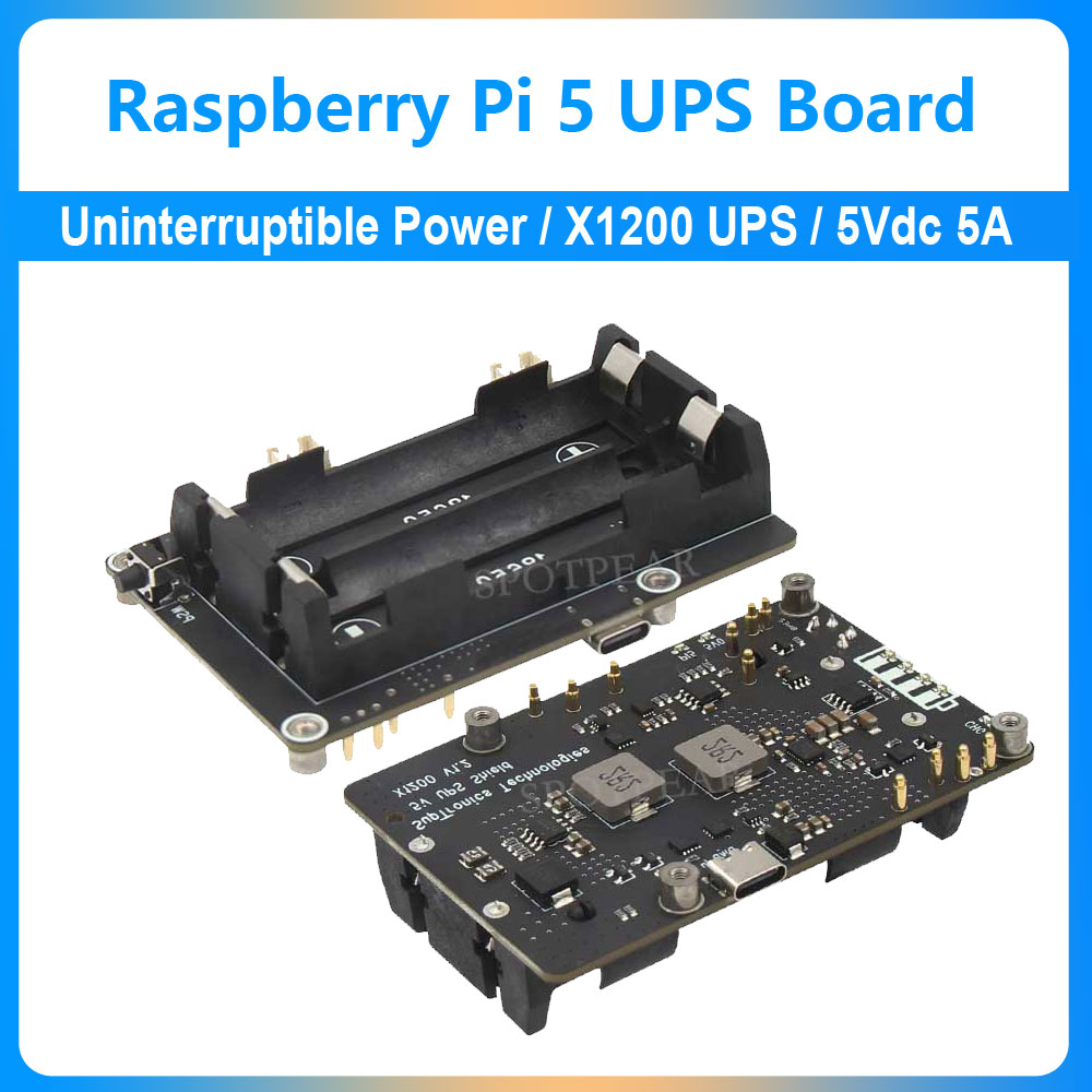 Raspberry Pi Uninterrupted Power Supply Ups 18650 - Płytka rozszerzeń UPS do Raspberry Pi