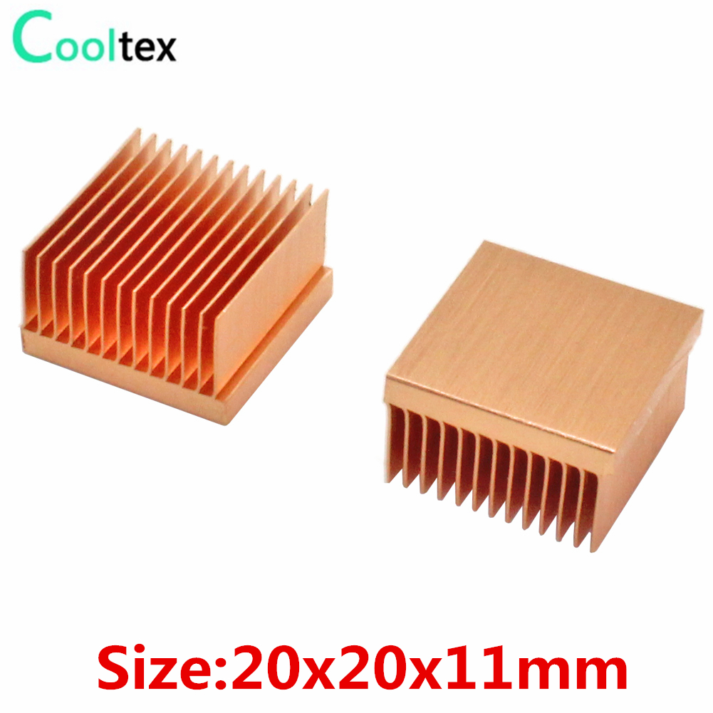 Raspberry Pi Water Cooling Kit - 2 sztuk Radiator z czystej miedzi