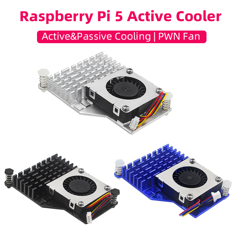 Raspberry Pi Water Cooling Kit - Raspberry Pi 5 Aktywna chłodnica Aluminiowy