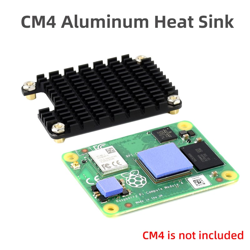 Raspberry Pi Water Cooling Kit - Nagrzewnica ze stopu aluminium dla Raspberry