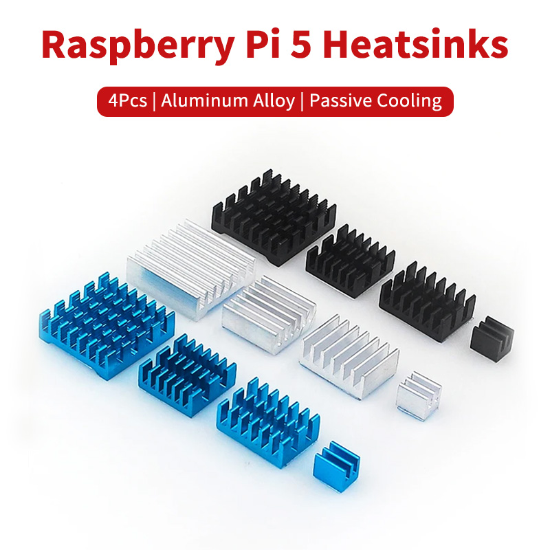 Raspberry Pi Water Cooling Kit - 4 szt. Radiatory Raspberry Pi 5