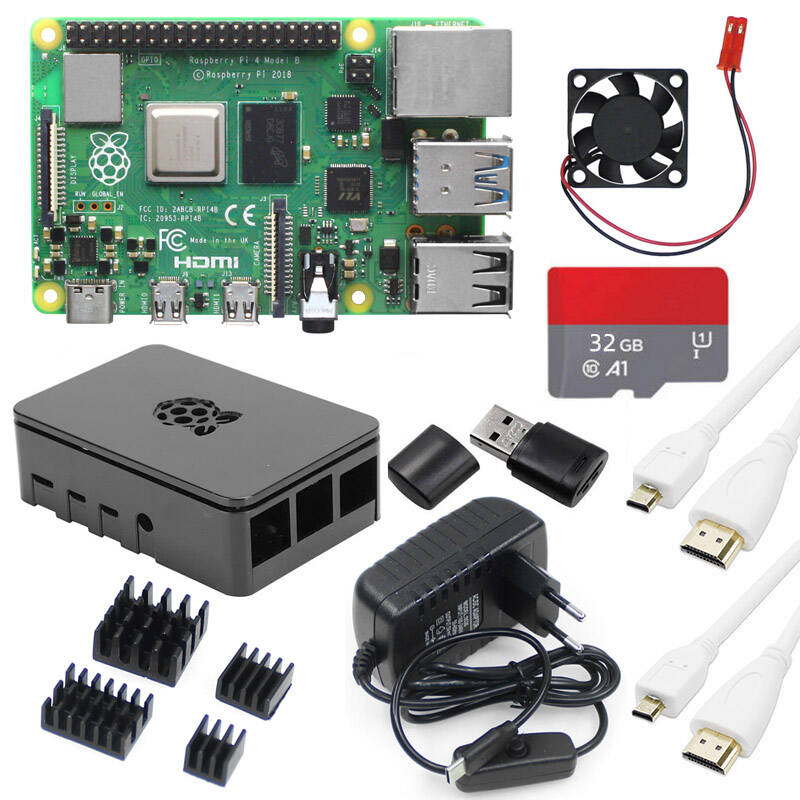Raspberry Pi 4 8Gb Ram Kit - Raspberry Pi 4B 8GB Zestaw Podstawowy