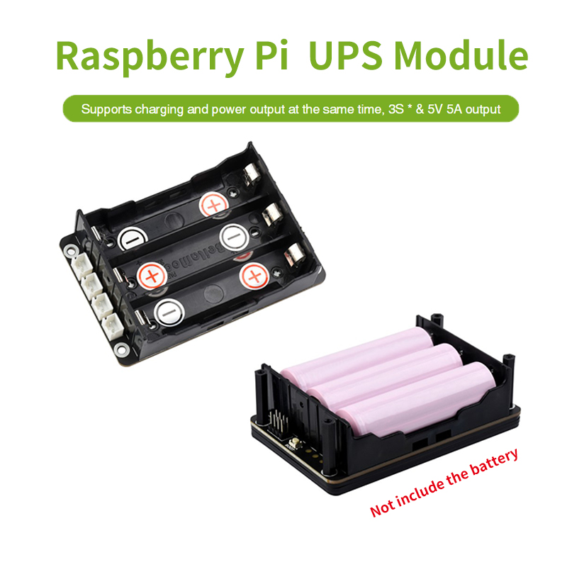 Raspberry Pi Uninterrupted Power Supply Ups 18650 - Raspberry Pi 5 UPS HAT obsługuje