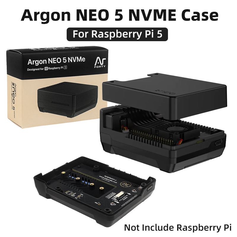 Argon One V3 M.2 Nvme Case - Obudowa Argon NEO 5 M.2 NVME