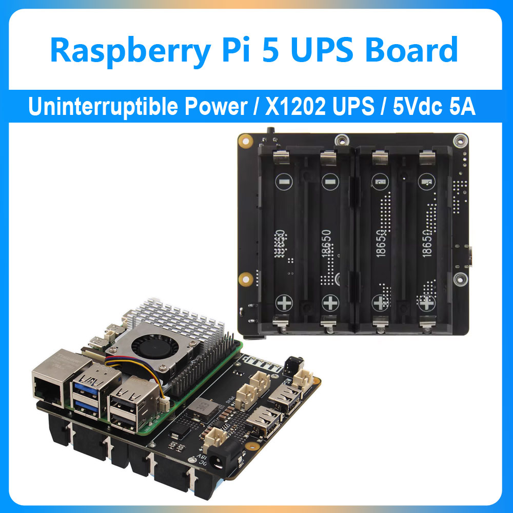 Raspberry Pi Uninterrupted Power Supply Ups 18650 - Płytka rozszerzeń UPS do Raspberry Pi