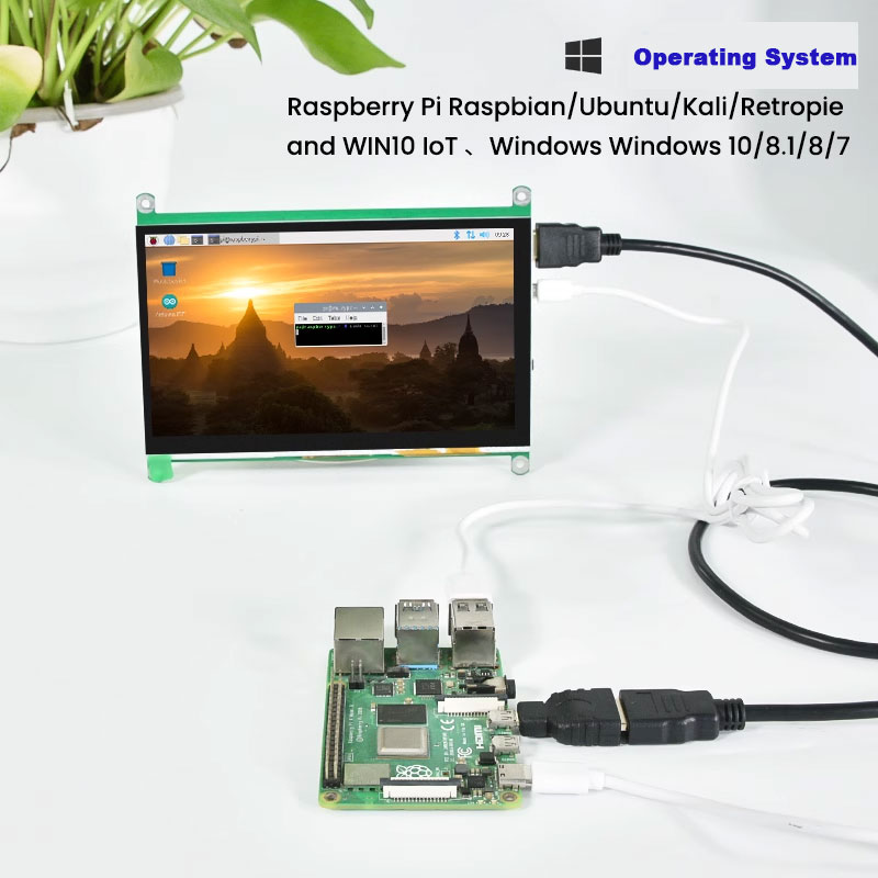 Wyświetlacz dotykowy IPS HDMI  – Raspberry Pi 10.1 Inch Capacitive Touch Screen Ips recenzja i cena