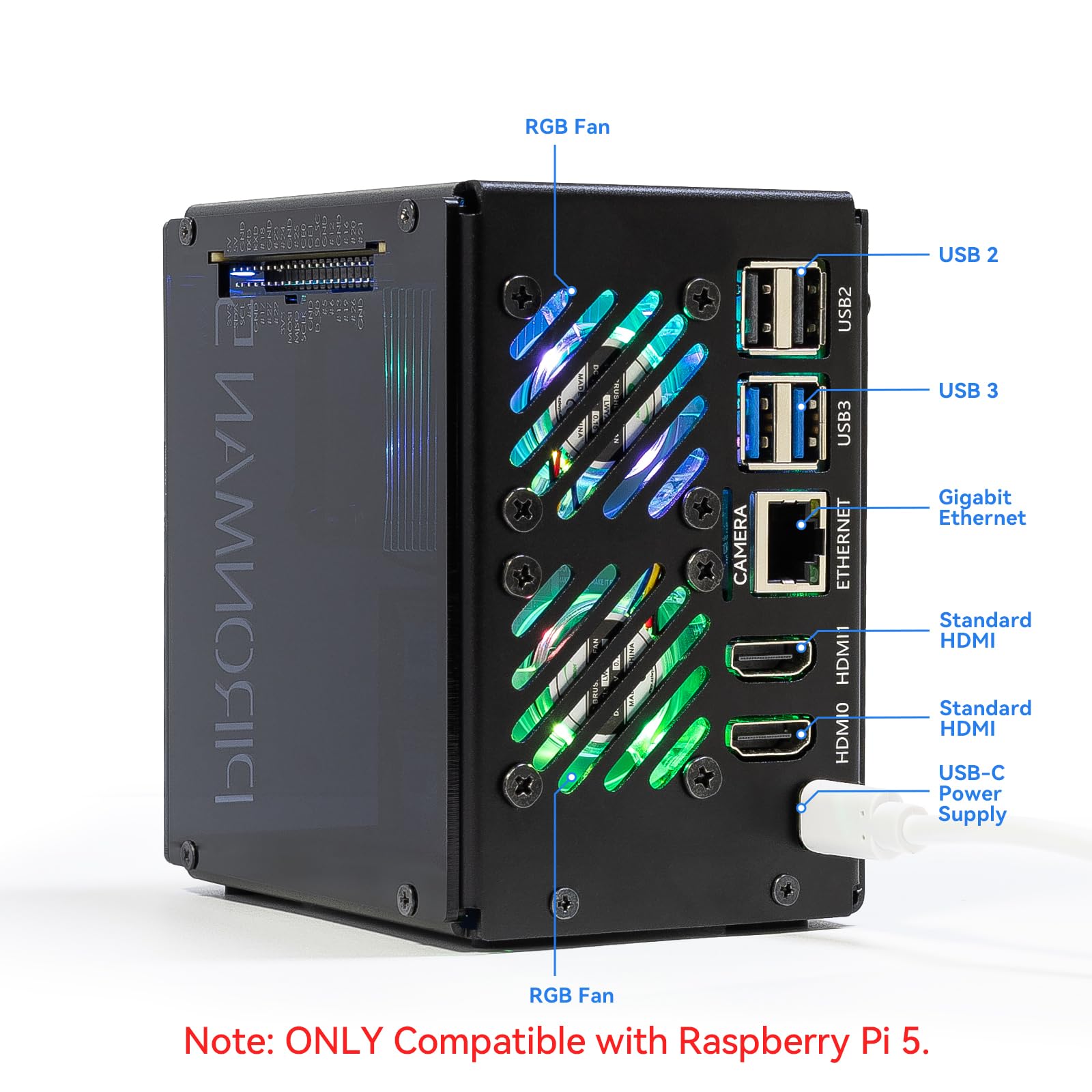 Obudowa PC Pironman 5-MAX Dual – Raspberry Pi Ai Kit Hailo-8L recenzja i cena