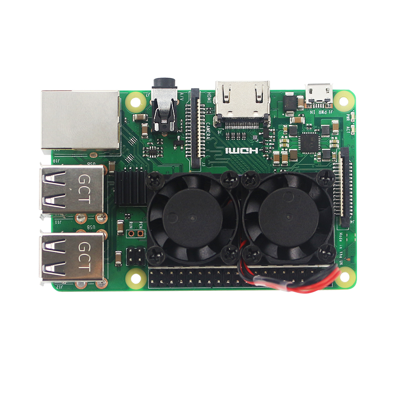 Podwójny wentylator Raspberry  – Raspberry Pi Water Cooling Kit recenzja i cena