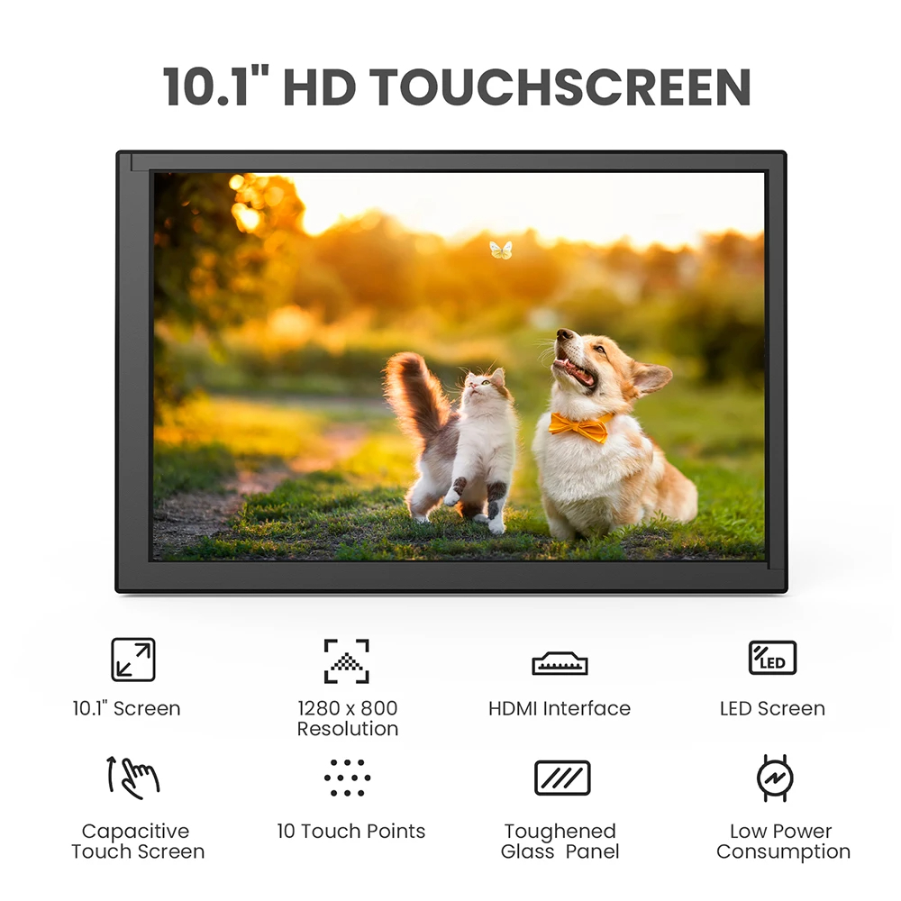 Eyoyo 10,1-calowy pojemnościow – Raspberry Pi 10.1 Inch Capacitive Touch Screen Ips recenzja i cena