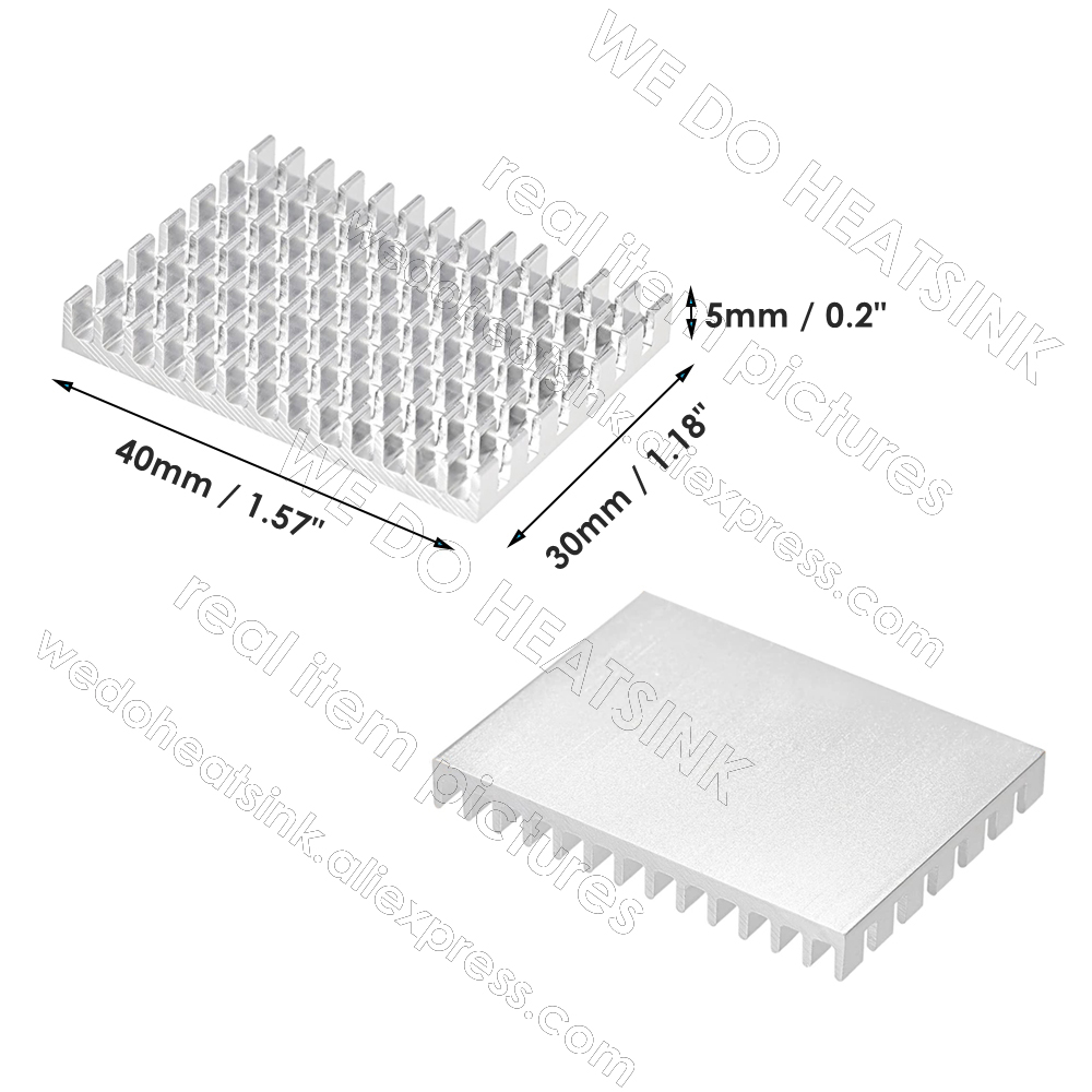 WE DO HEATSINK 30 * 40 * 5 mm  – Raspberry Pi Water Cooling Kit recenzja i cena