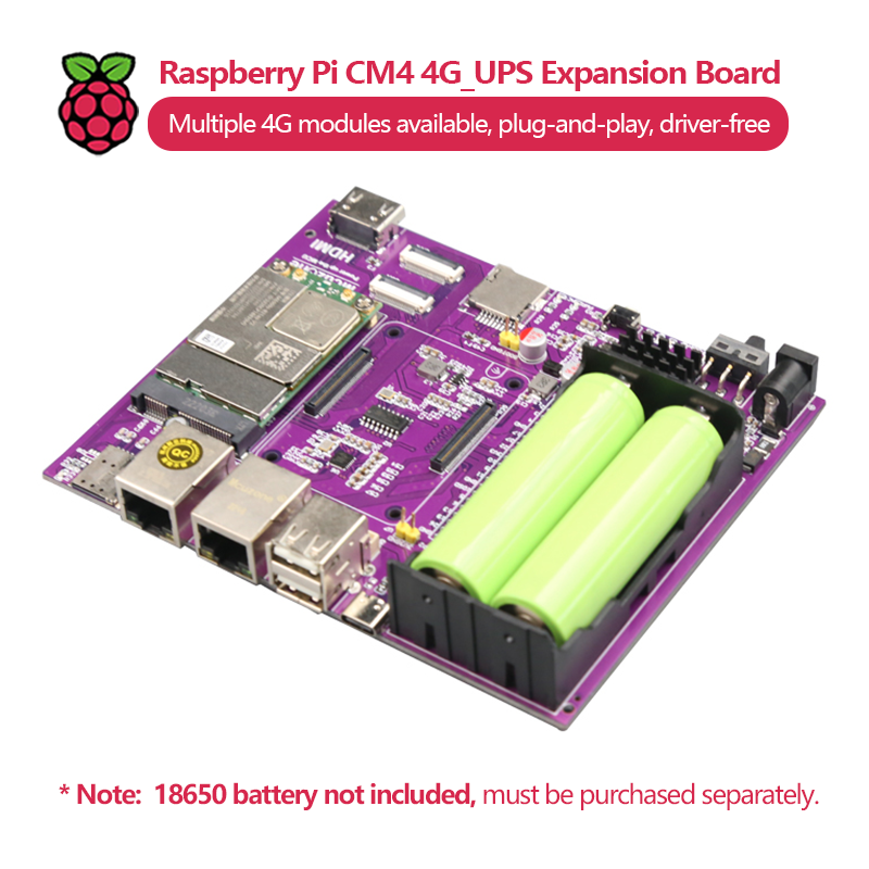 Raspberry Pi CM4 4G_UPS Płytka – Raspberry Pi Uninterrupted Power Supply Ups 18650 recenzja i cena